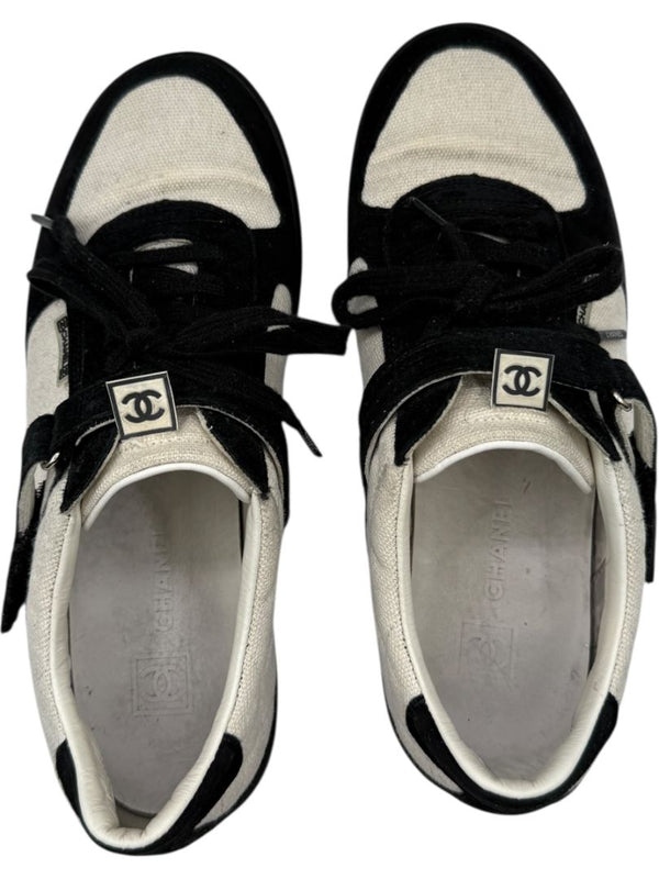 Chanel Canvas & Suede Performance Sneaker – Size 40