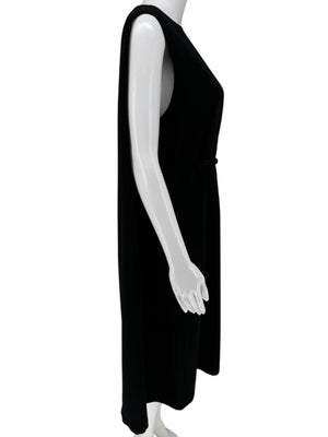 Ralph Lauren Purple Label Cape-Back Midi Dress - Size 12 NWT