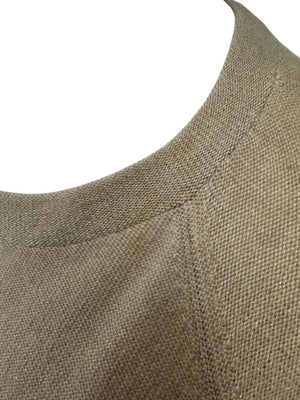 Brunello Cucinelli Beige Cashmere Blend Dolman Sleeve Sweater – Size L