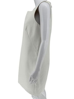 Akris Ivory Sleeveless Shift Dress - US 10