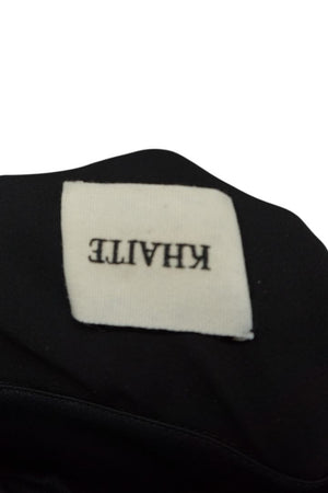 Khaite Pleated Silk Tunic Shirt