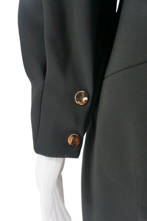 Pamella Roland Gold Button Cuff Shift Dress - Large