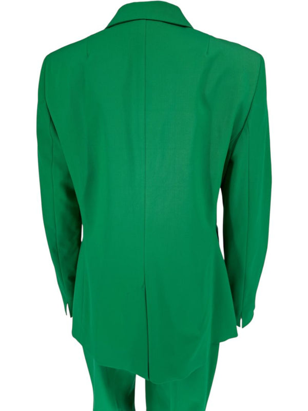 Akris Punto Emerald Green Wool Blend Pant Suit – Size 10