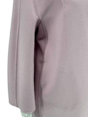 Jil Sander Pale Pink Virgin Wool Button-Front Coat – FR 38