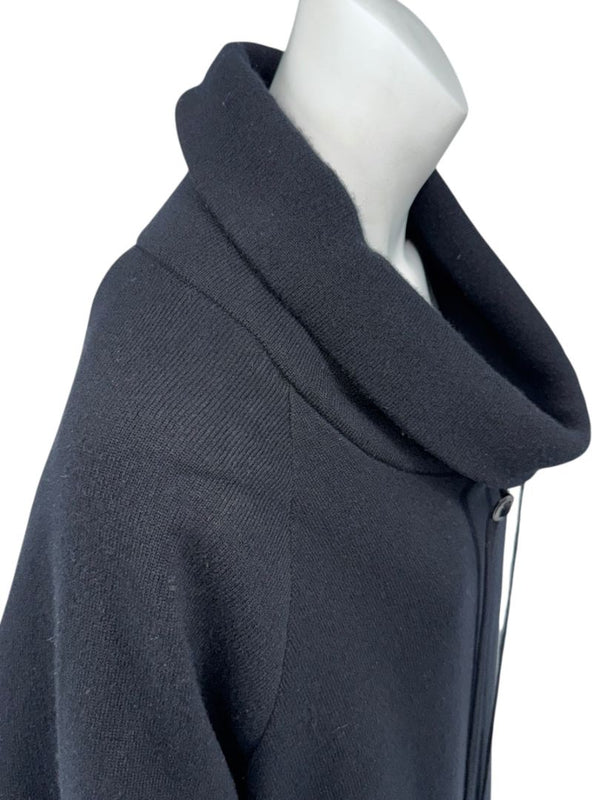 The Row Black Wool-Cashmere Cowl Neck Pullover – Size XS