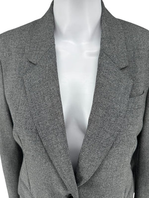 Gabriela Hearst Charcoal 100% Wool Pantsuit – Size 44