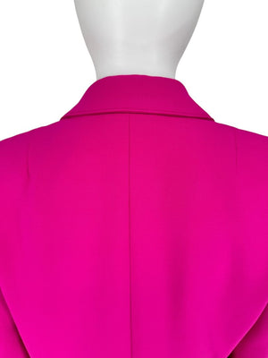 Akris Punto Fuchsia Blazer & Tapered Pant Suit Set – Size 12
