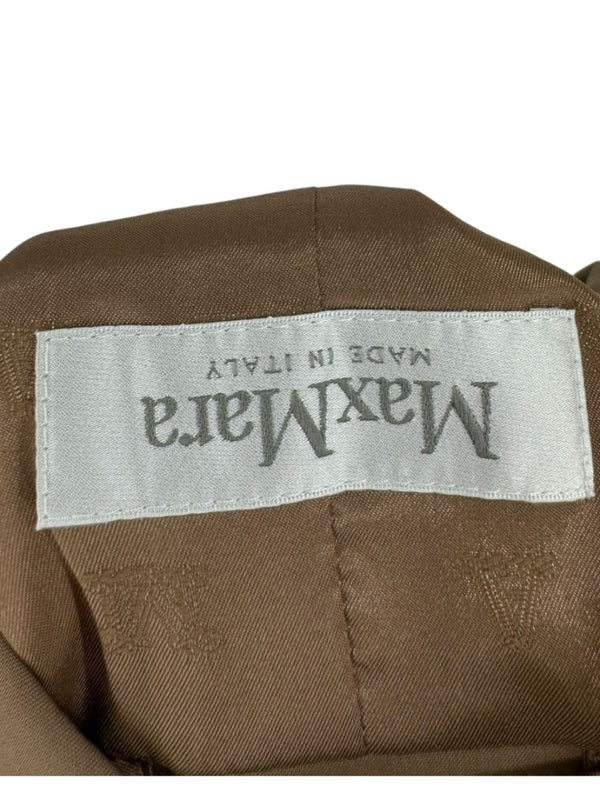 MaxMara Camel Virgin Wool Blazer & Pants Set – Jacket Size 10, Pants Size 14