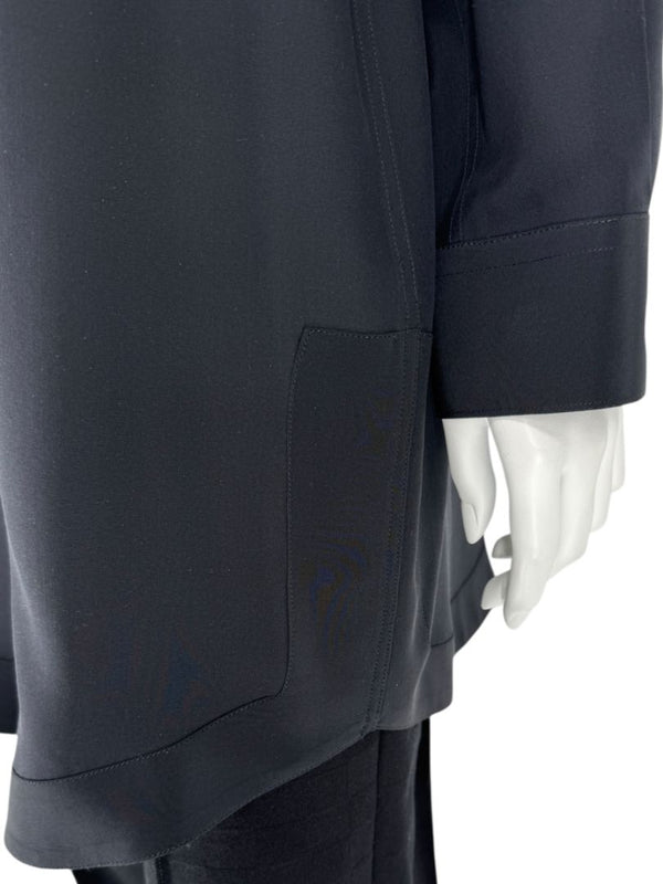 Givenchy Black Silk Tunic Shirt Dress – Size FR 42 (Fits Like M/L)