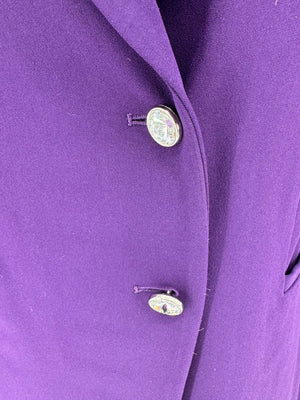 Pamella Roland Diamond Double Button Pant Suit - Large