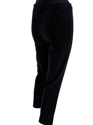 The Row Black Slim Ankle Pants with Side Zip – Size 10