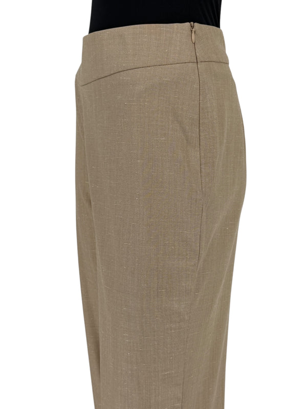 Escada Beige Wool-Silk Blend Two-Piece Suit – Size 42 (Blazer & Pants)