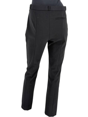 The Row Black Cotton-Blend Slim Trousers – Size US 10