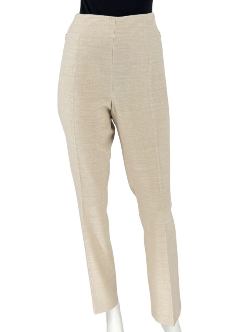 Akris Beige Wool Slim Trousers – Size IT 44 (US 10)
