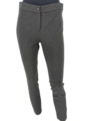 Akris Charcoal Gray Slim Ankle Trousers – Size IT 42 (US 6)