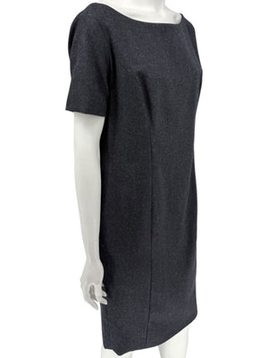 Pamella Roland Charcoal Grey 2-Piece Dress/Jacket Set – Large