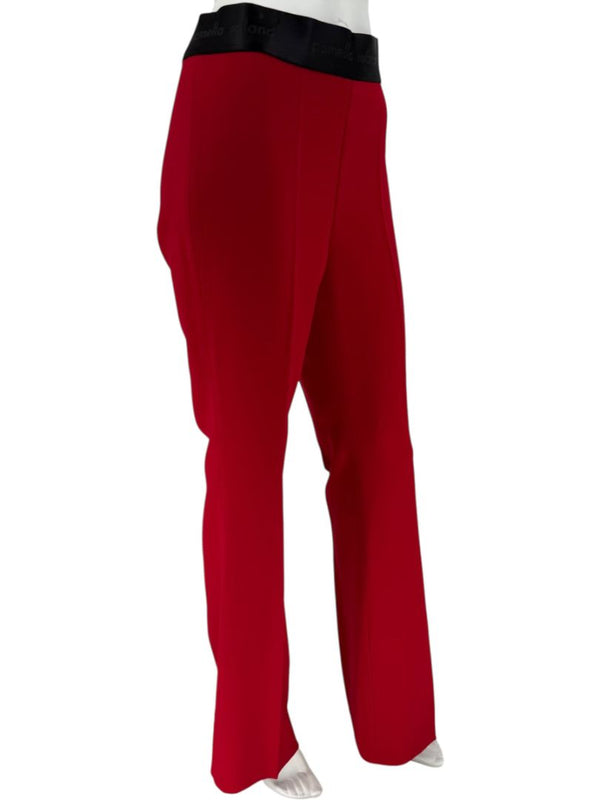 Pamella Roland Red Open Front Blazer & Trouser Set – Large