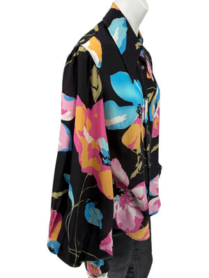 Dolce & Gabbana D&G Floral Silk Blouse – Size IT 48 / FR 44 / US 12