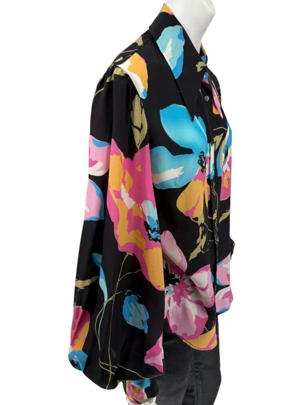 Dolce & Gabbana D&G Floral Silk Blouse – Size IT 48 / FR 44 / US 12