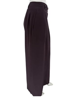 Ron Leal Aubergine Wool-Blend Two-Piece Set – Size 12