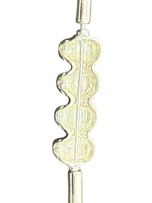 Unbranded Silver-Tone Four-Skull Tie Bar / Brooch – Excellent Preowned Condition