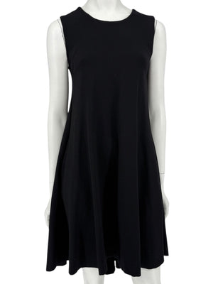Diane von Furstenberg Sleeveless A-Line Knit Dress – Black - Size 0