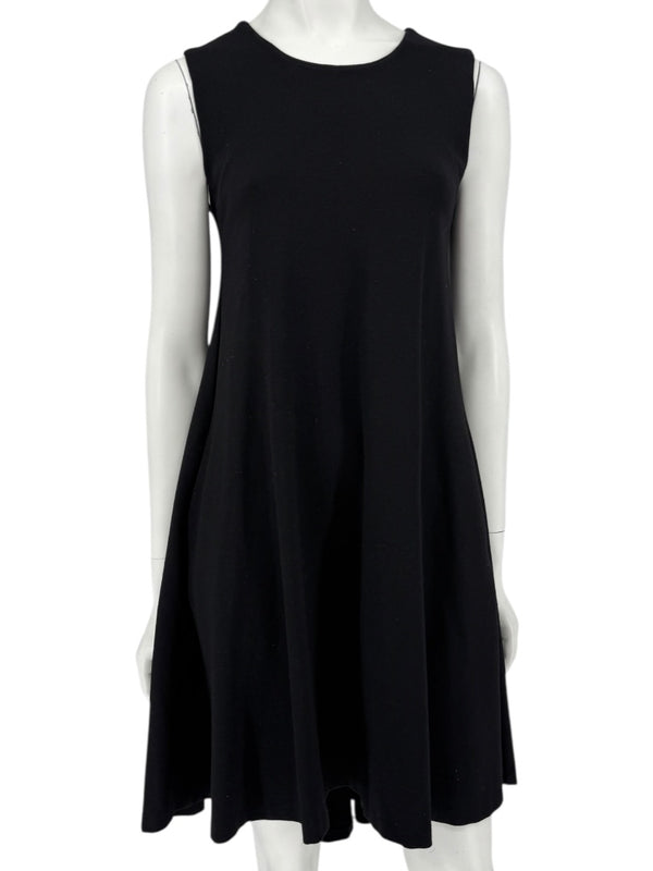 Diane von Furstenberg Sleeveless A-Line Knit Dress – Black - Size 0