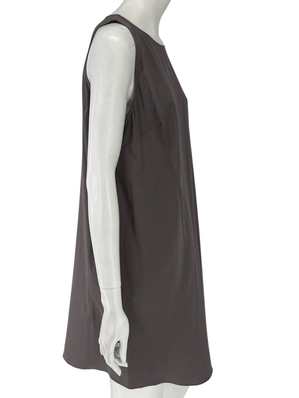 Pamella Roland Charcoal Gray Silk Slip - XL