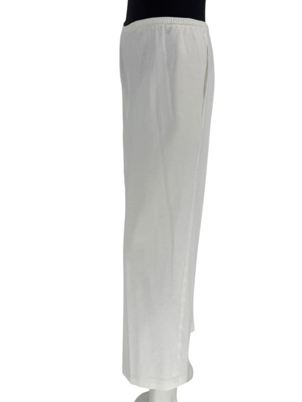Shamask White Elastic-Waist Pants – Size 2X