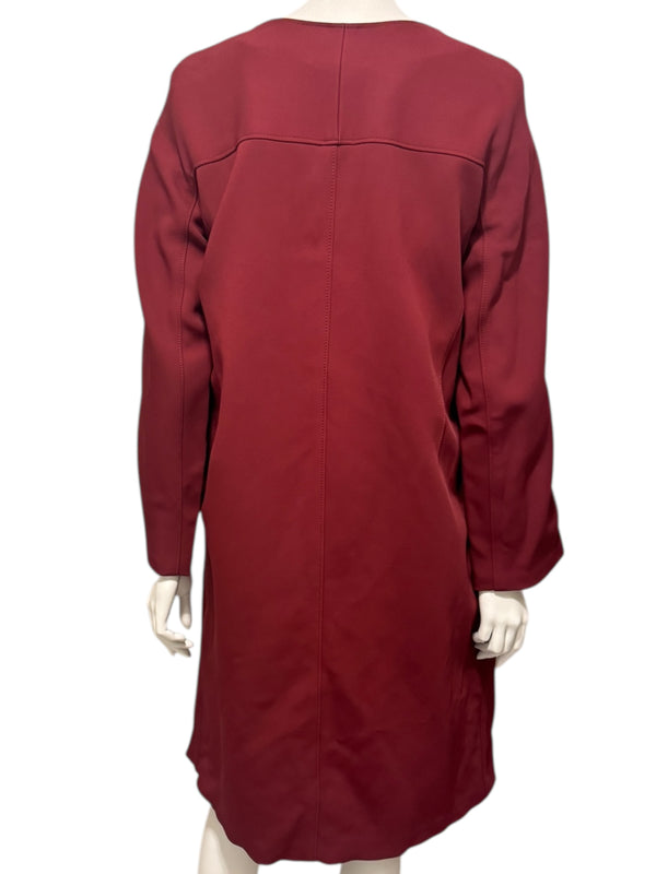 Pamella Roland Red Tailored Dress &amp; Jacket Set – L