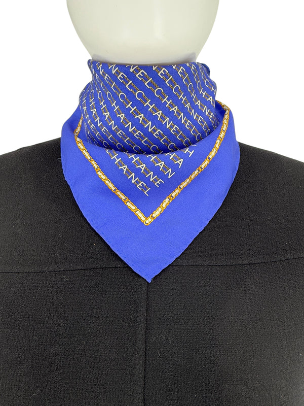 Chanel Logo Chain Link Scarf