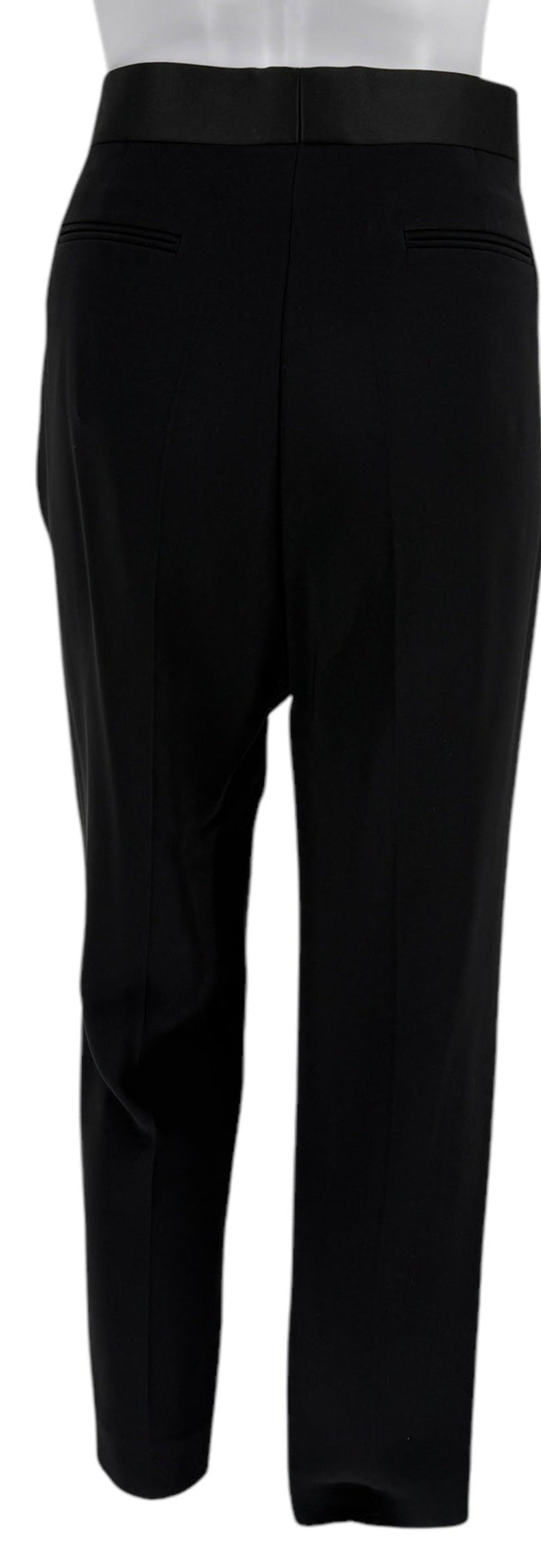 Céline Black Satin Trim Trousers - NWT - Size 42