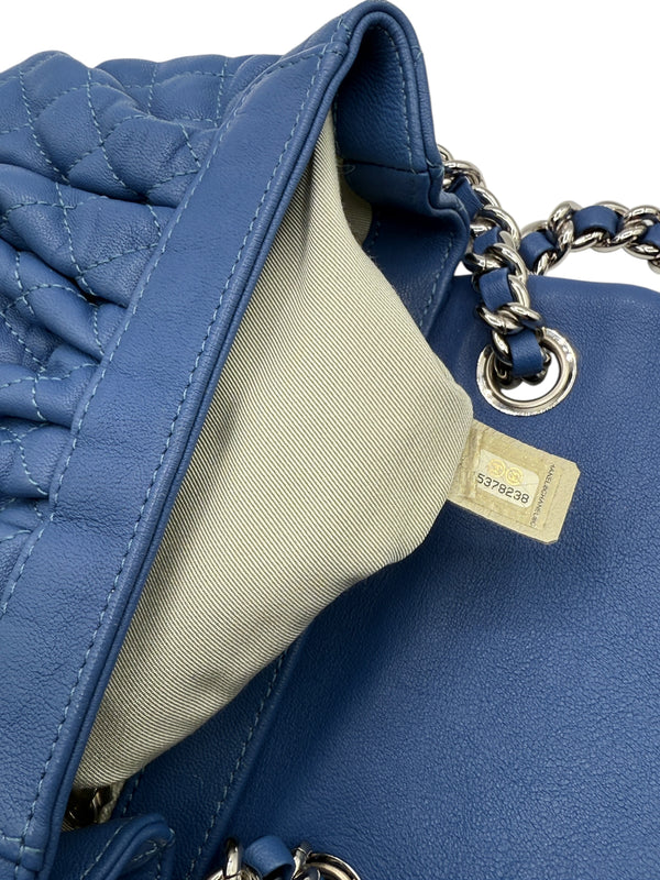 Chanel Cruise 2012 Chain Around Small Crossbody Bag - Blue