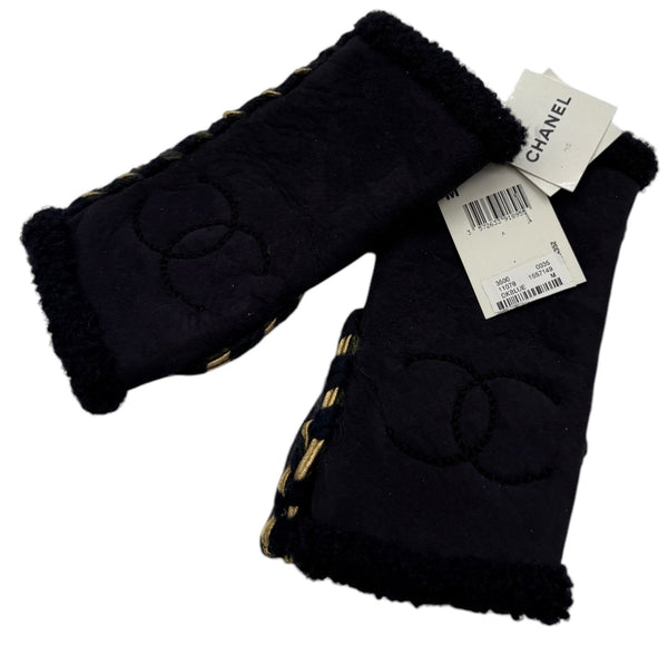 Chanel Lamb Cutoff Gloves- NWT