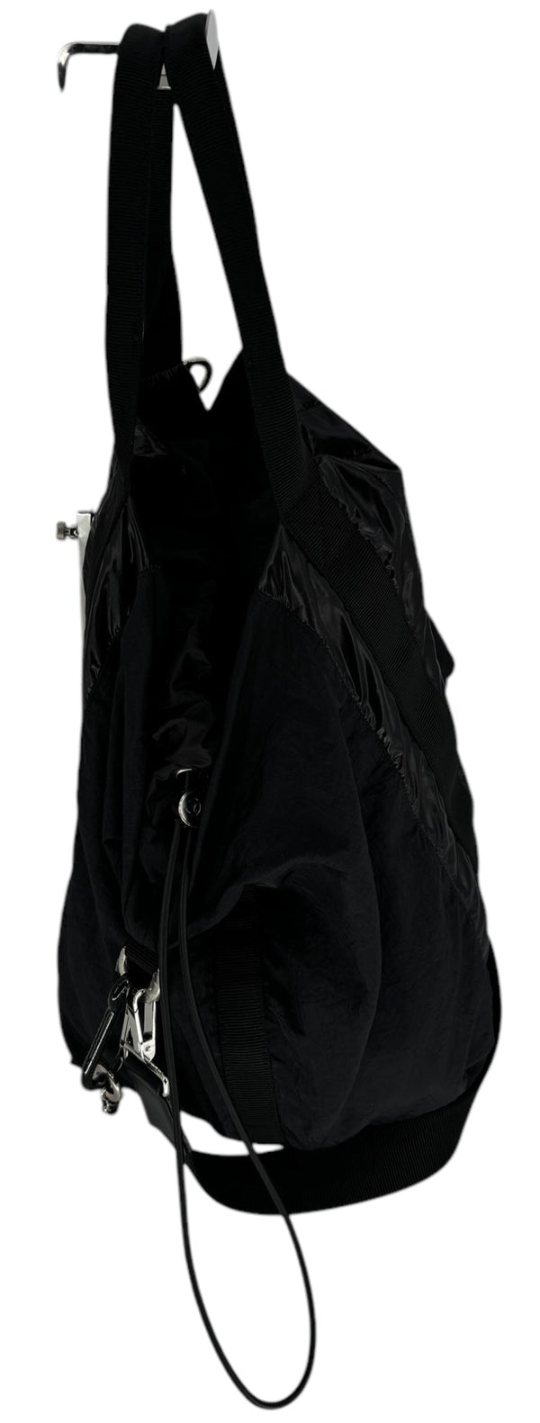 Chanel Black Slouchy Nylon Tote bag with Chain *Brand New*