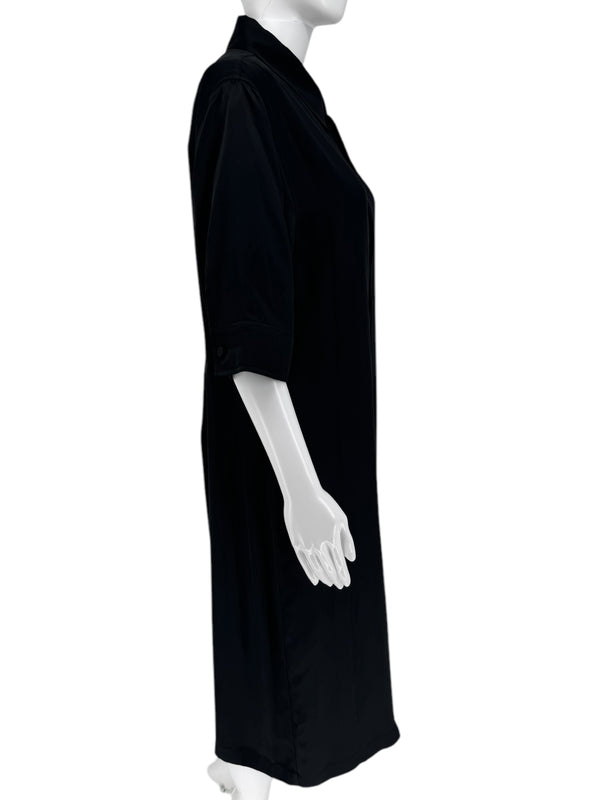 Jil Sander - Shirt Dress in Black NWT - Size 42