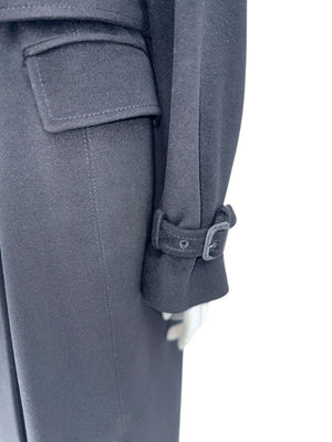 Burberry London Wool & Cashmere Trench Coat – Made in Italy, Size US 14