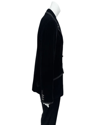 Armani Collezioni Black Velvet Pantsuit – IT 48 / US 12