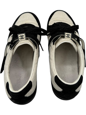 Chanel Canvas & Suede Performance Sneaker – Size 40