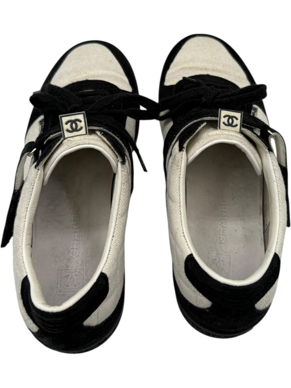 Chanel Canvas & Suede Performance Sneaker – Size 40