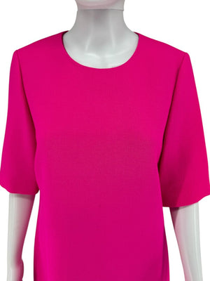 Lisa Perry for Barneys New York Wool Crepe Shift Dress – Size 10