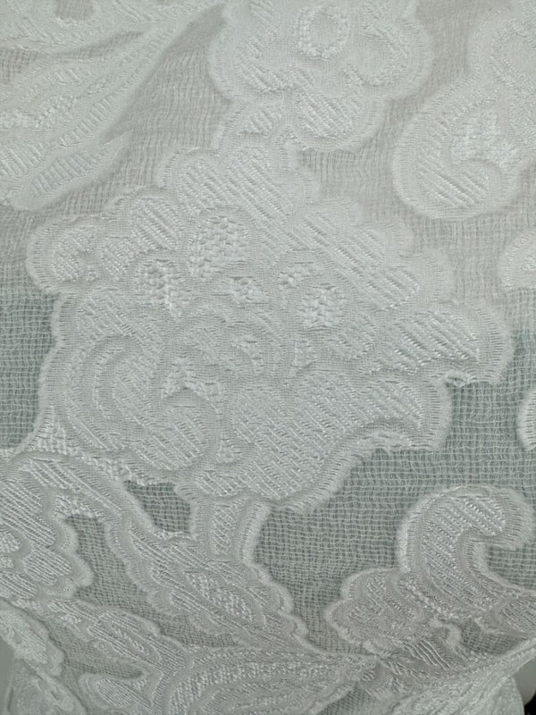 Pamella Roland Ivory Floral Lace Sheath Dress - Size 2