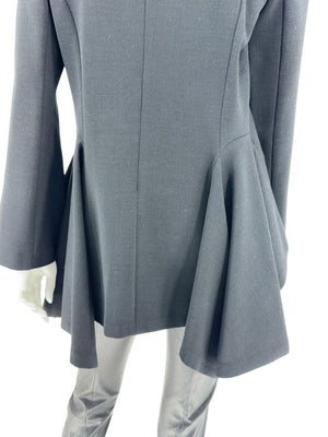 Stella McCartney Sculptural Wool Peplum Top - Size 8