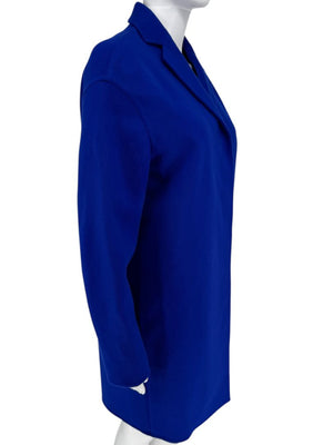 Akris Electric Blue Cashmere Coat - Size 6