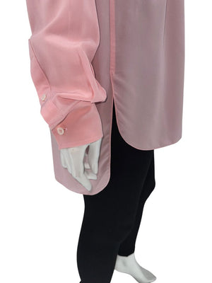 Victoria Beckham Rose Pink Silk Blouse – Size US 10 / UK 14