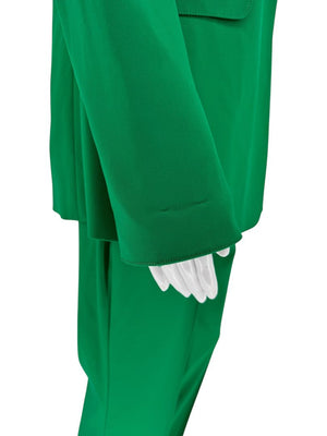 Akris Punto Emerald Green Wool Blend Pant Suit – Size 10
