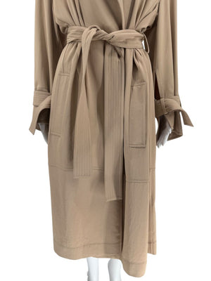 Victoria Beckham Camel Belted Trench Coat – Size US 6 / UK 10 / FR 38 / IT 42