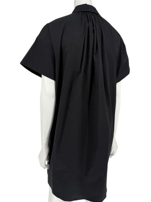 Michael Kors Collection Black Poplin Shirt Dress – Size XS