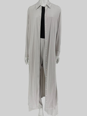 The Row Light Taupe Lounge Set – Size S/M (Top Small, Pants Medium)