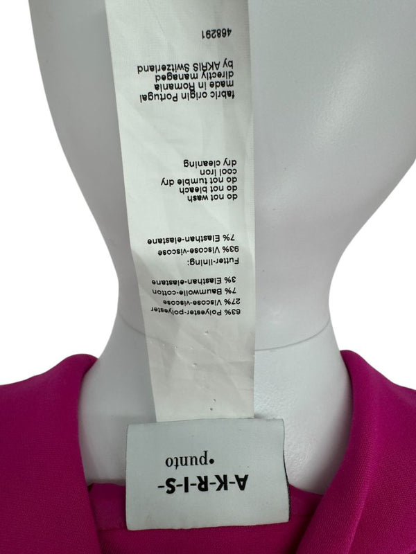Akris Punto Fuchsia Blazer & Tapered Pant Suit Set – Size 12